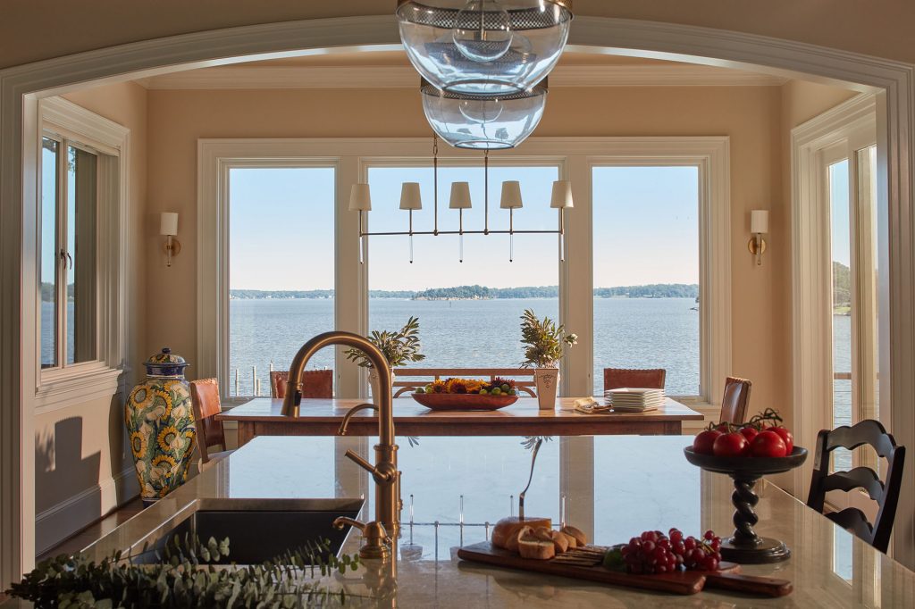 When working with an architect, sweeping views from the kitchen can be perfectly planned.